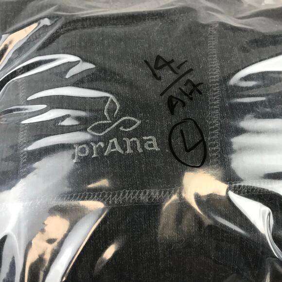 PrAna Men's Large Quarter Zip Long Sleeve Gray Pullover Wool - Picture 10 of 10